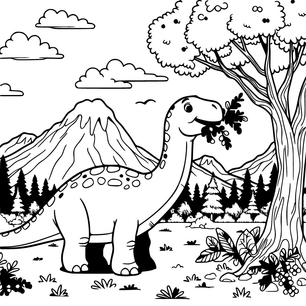 realistic dinosaur coloring pages
