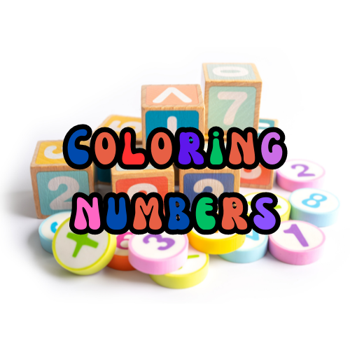 coloring number math worksheet