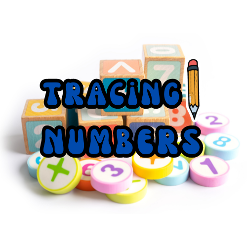 tracing number math worksheet