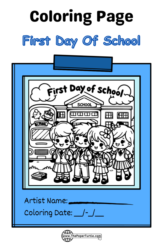 group of kids enjoying first day of school